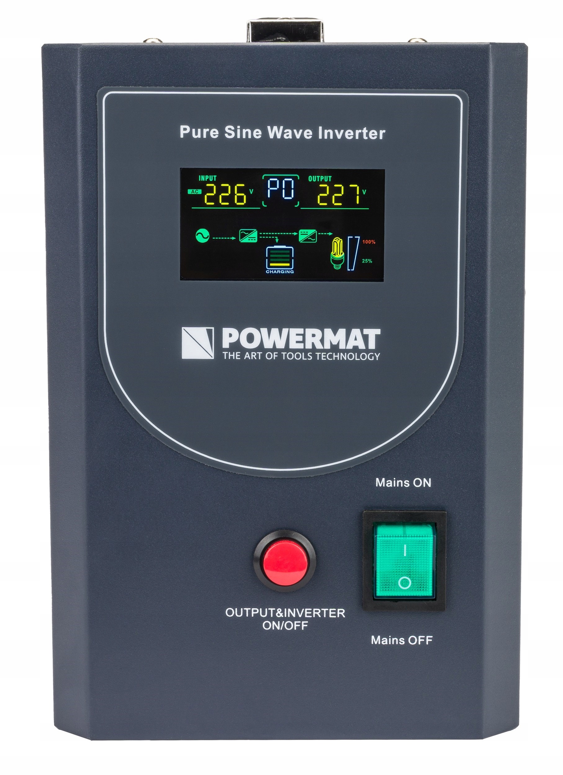 ZASILACZ AWARYJNY UPS DO KOMPUTERA PIECA SERWERA LCD 800VA 640W +AKUMULATOR Kod producenta PM1213