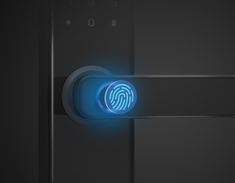 Klamka na kod TTLock czytnik odcisku palca + RFID Marka Garda