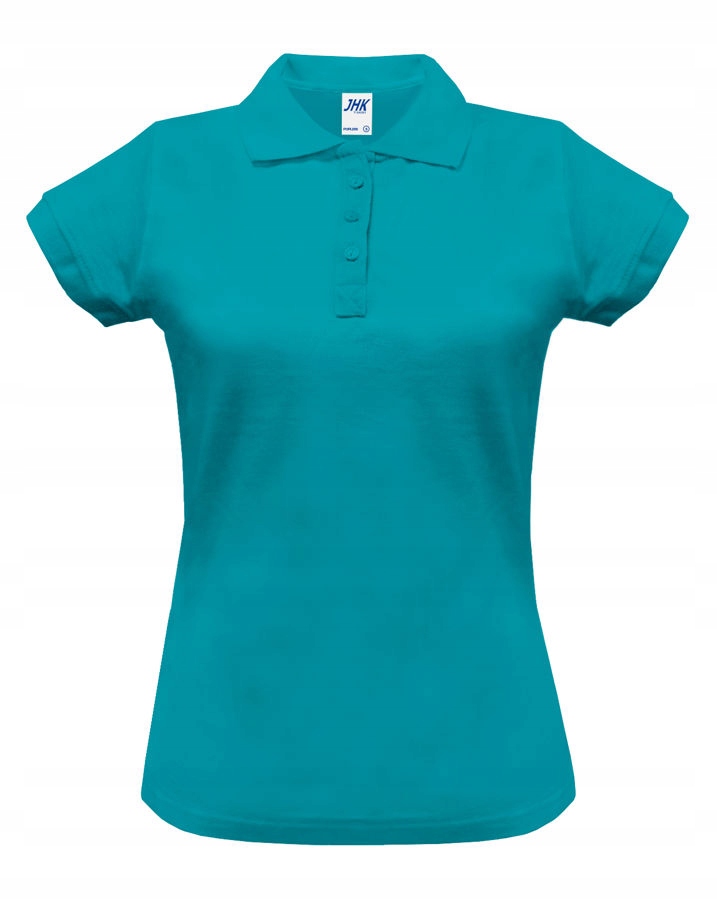 

Polówka damska polo Regular Jhk turkusowa 2XL
