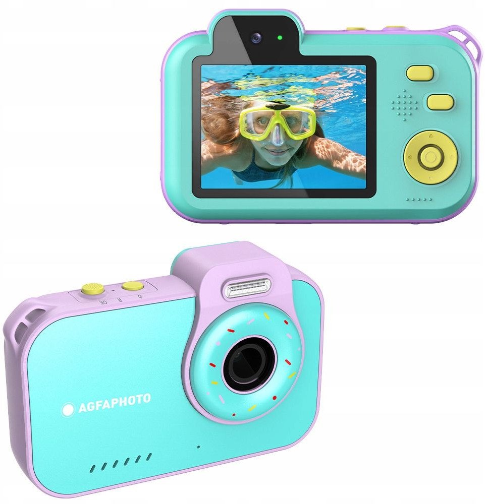 AgfaPhoto Realikids Cam Waterproof 2 niebieska, 12MP, kamera dla dziec