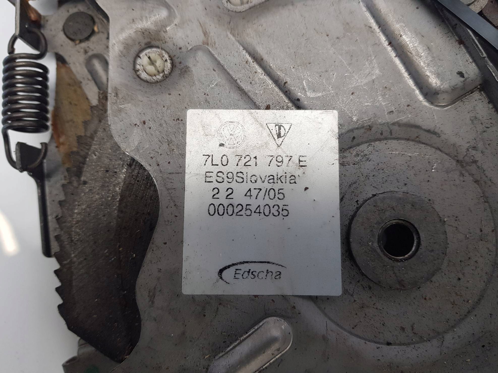 PEDAL 7L0721797E AUDI Q7 4L