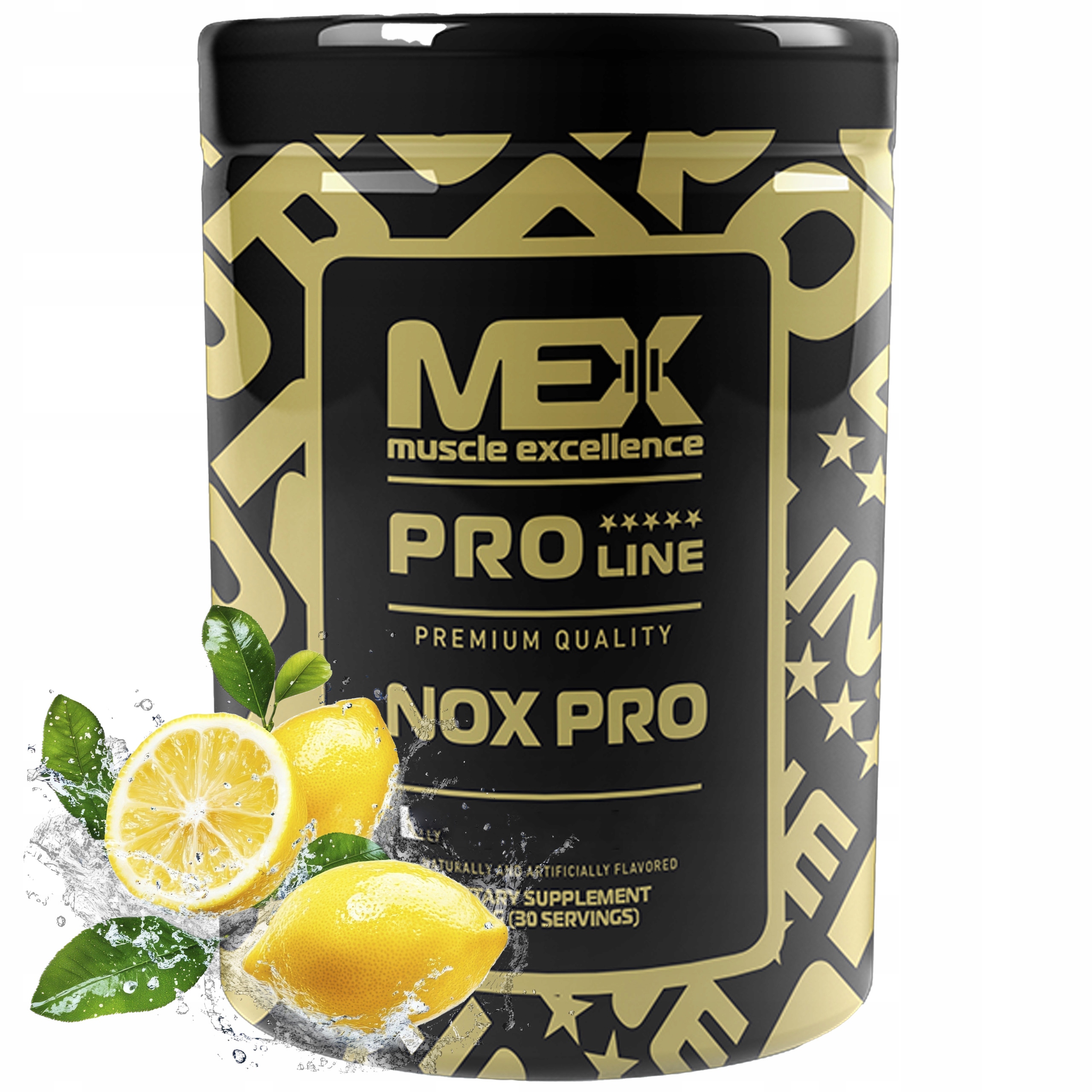 Předtréninkovka Oxid dusnatý Kreatin Citrulin Nox Pro 600 g Usa citron