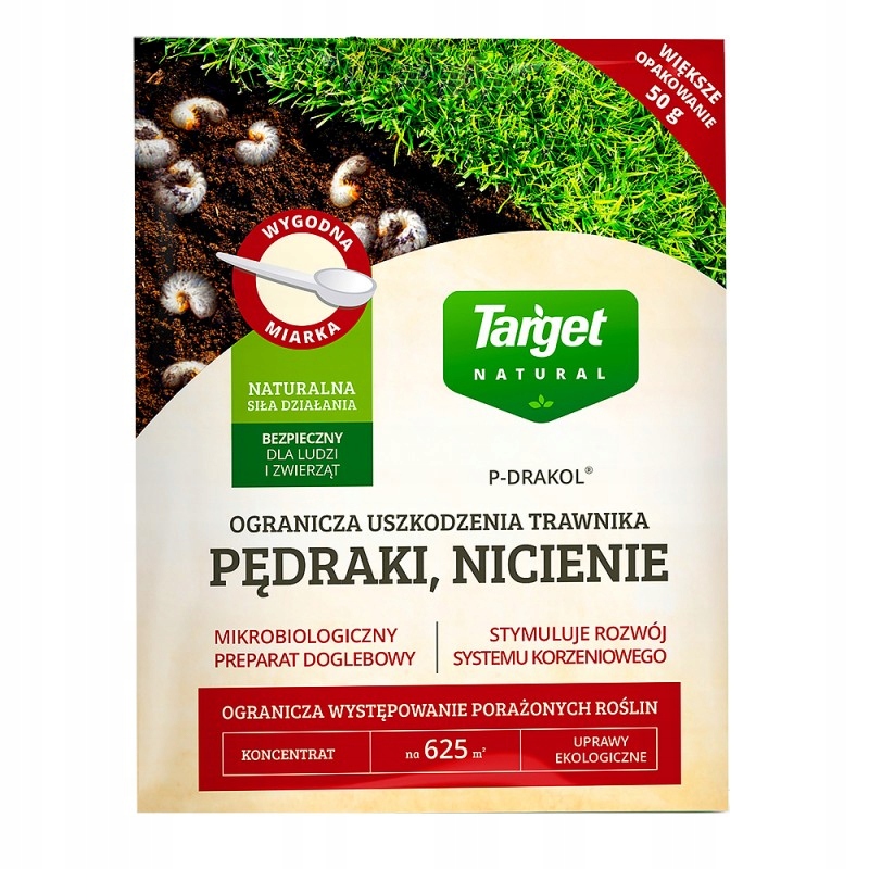 

P-Drakol środek na Nicienie Pędraki 50g Target