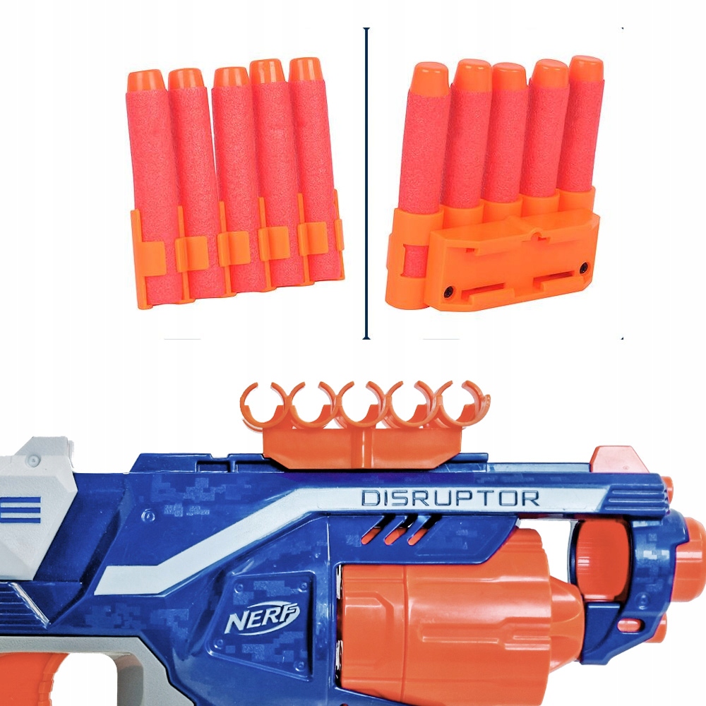 UCHWYT NA STRZAŁEKI DODATKI DO NERF DISRUPTOR