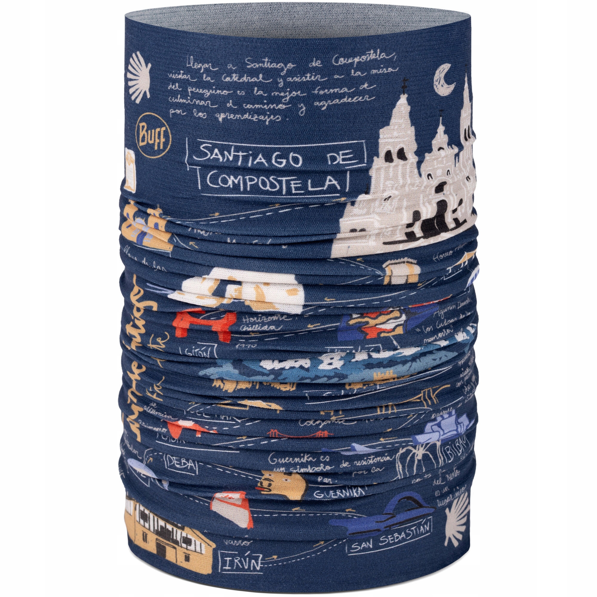 Chusta Buff Coolnet Uv+ el camino norte navy