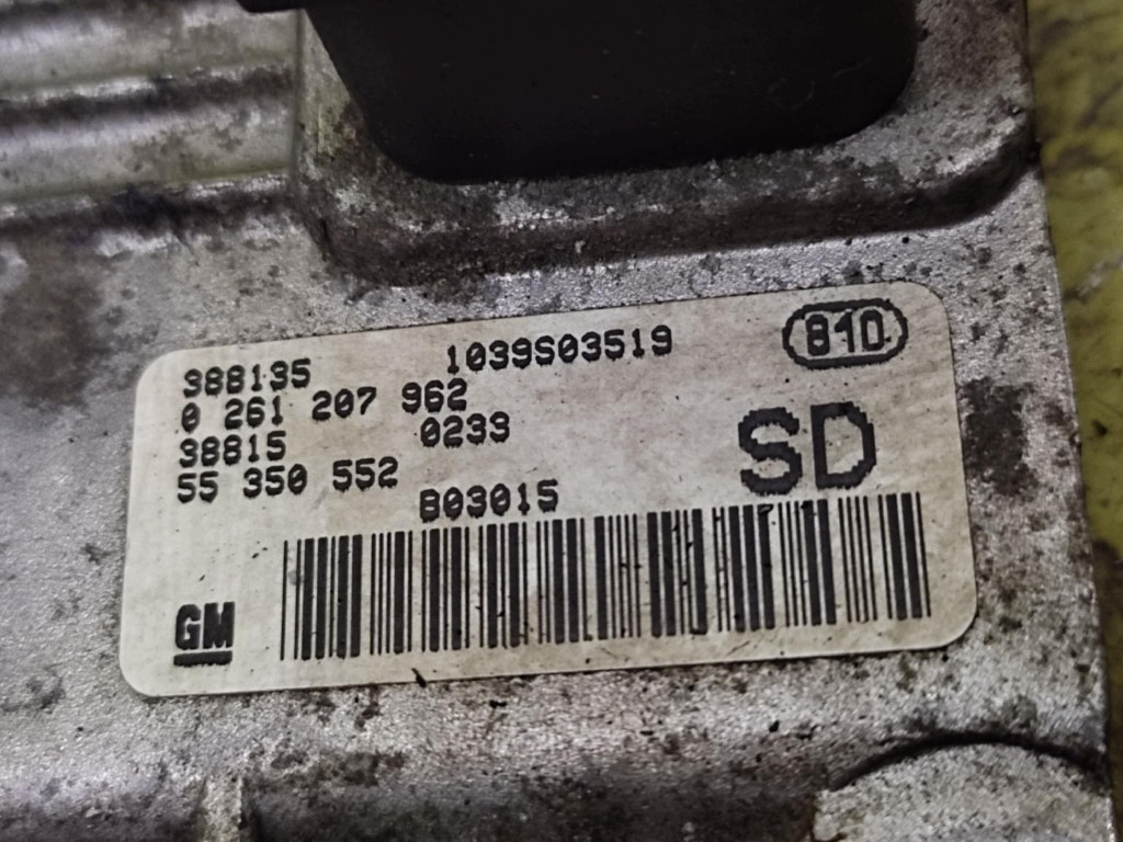OPEL CORSA C 1.2 control unit of the engine 0261207962