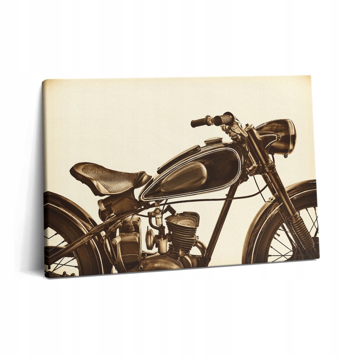 Foto Obraz Plátno do pracovny Moderní ozdoba Retro Motocykl 60x40 cm