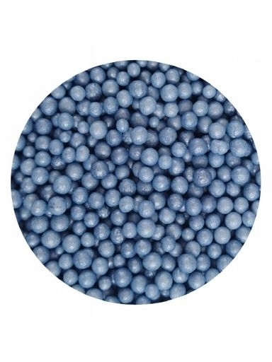 udanewypieki Posypka Cukrové Perličky modré indigo perleťové 4 mm 25 g
