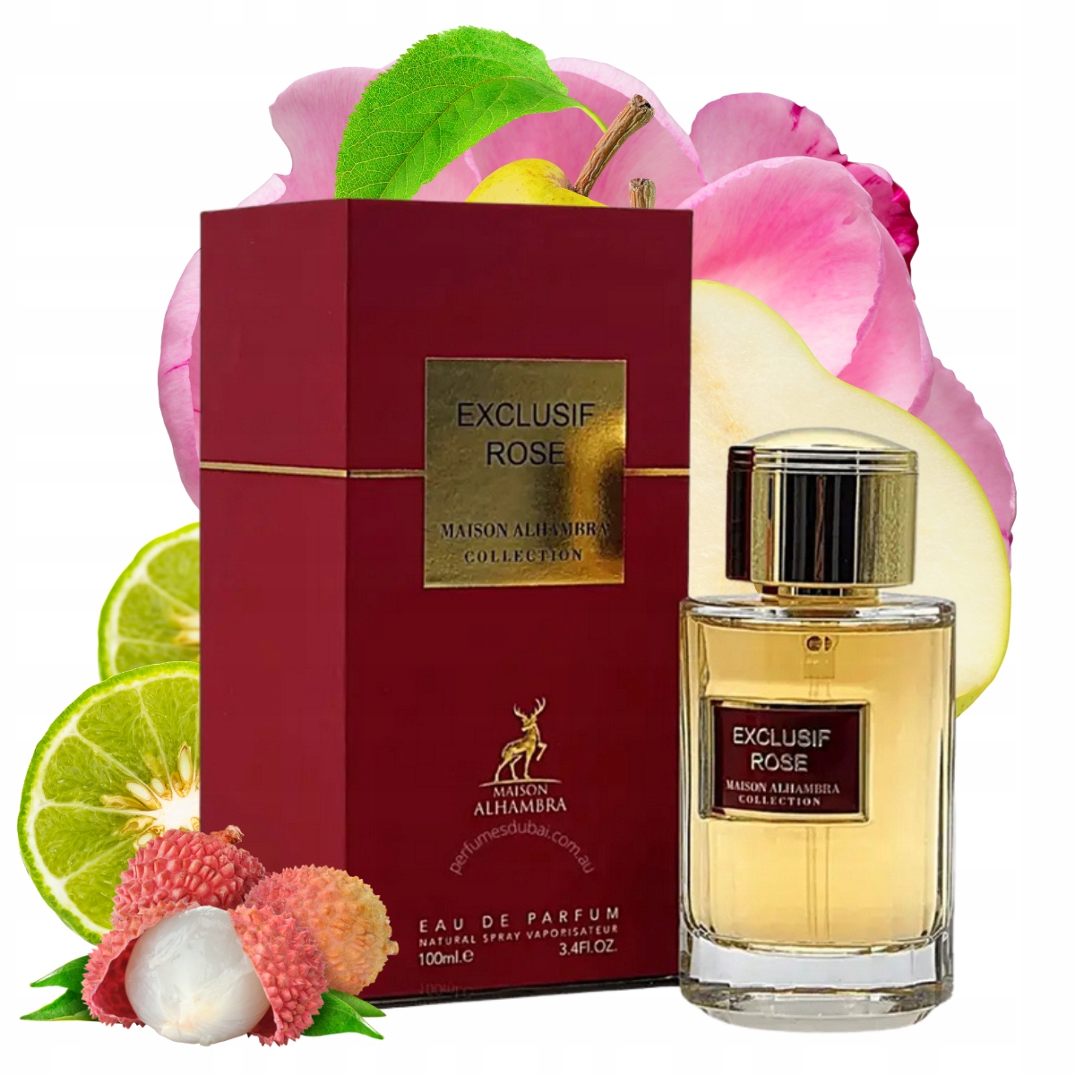 Arabské parfémy z Dubaje, Maison Alhambra Exclusif Rose Edp 100 ml