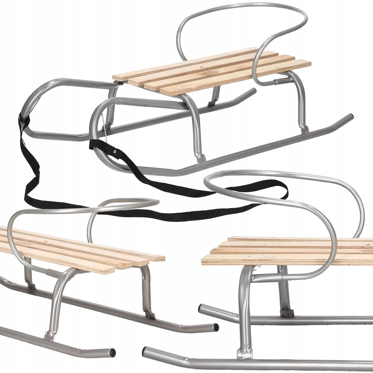 SANKI METALOWE klasyczne OPARCIE SZNUREK gratis PRODUCENT POLSKI solidne Marka Springos