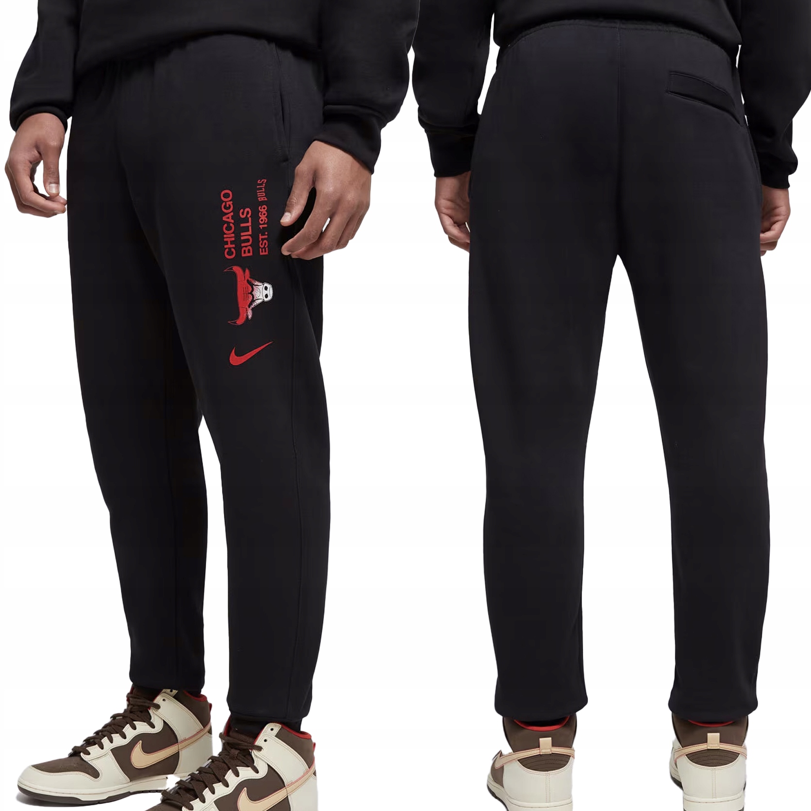 Nike pánské tepláky černé Chicago Bulls FV3373-010 S