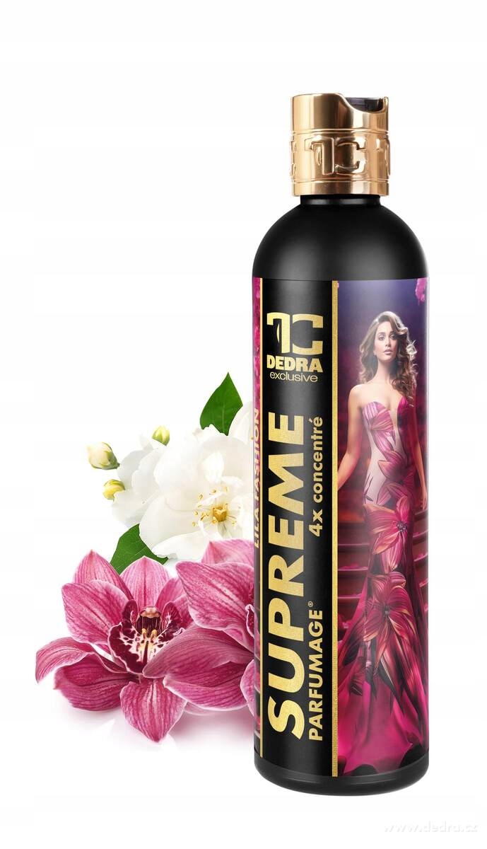 4× koncentrovaný parfém na praní Parfumage Supreme Lila Fashion, 300 ml