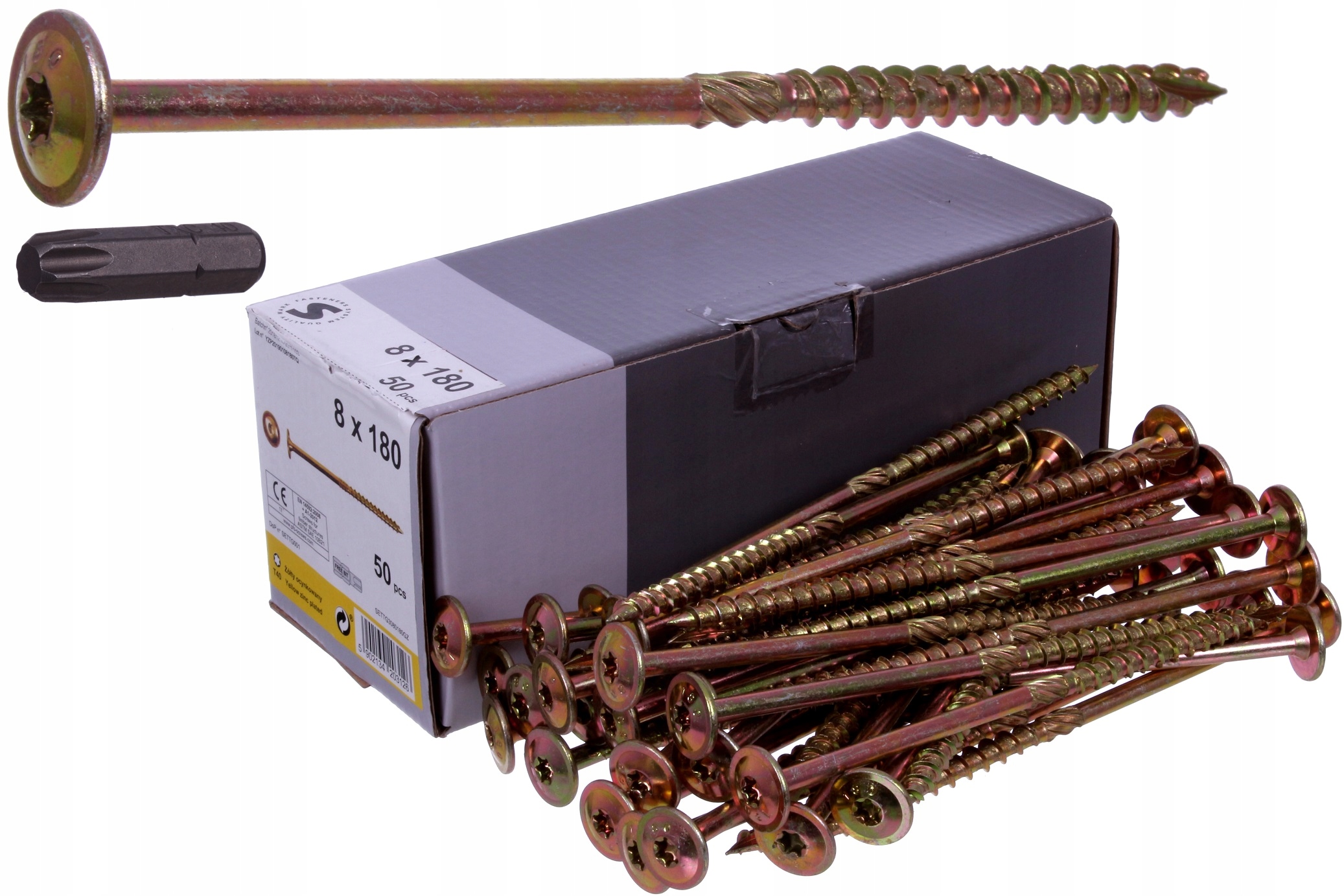 

Wkręty Cieslielskie Do Drewna Pgb Torx 8X80 50SZT.