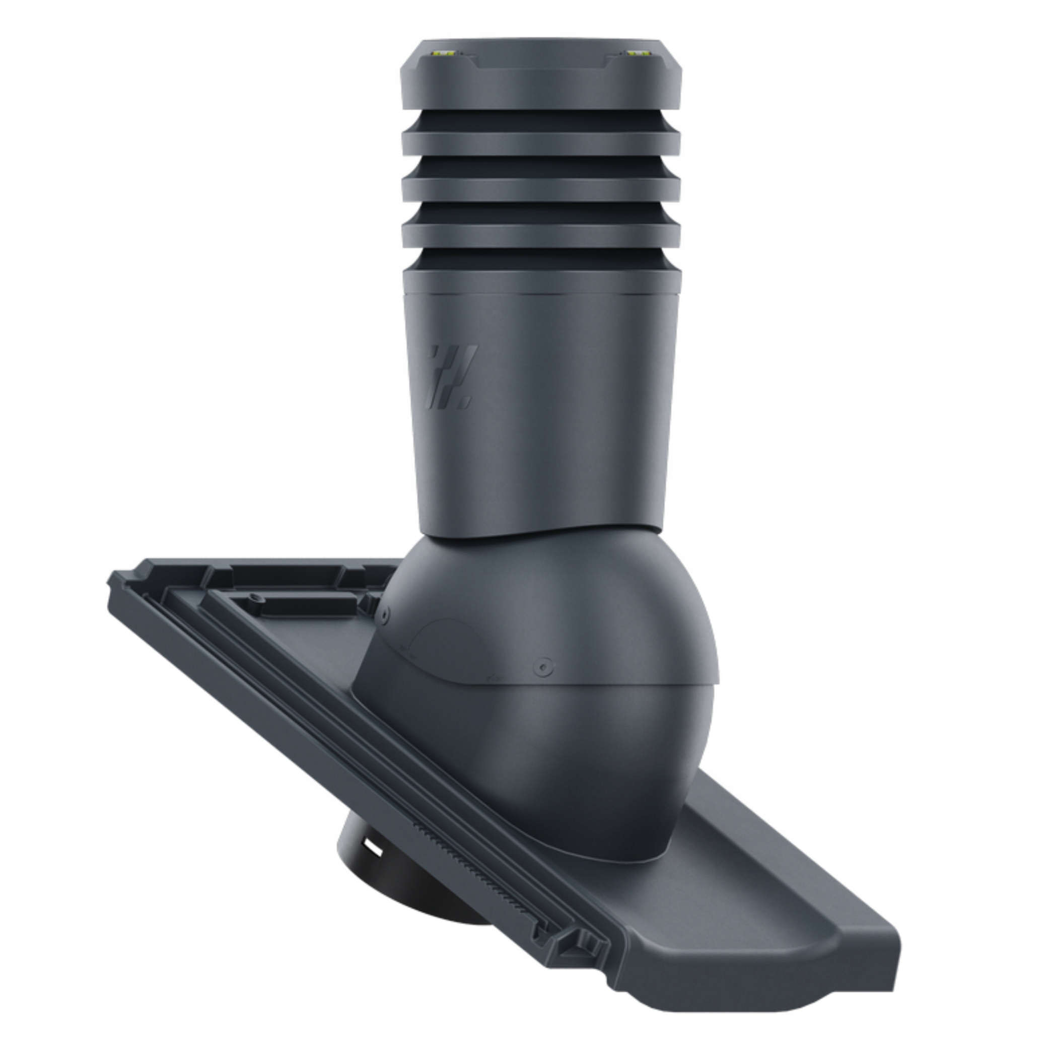 Větrací komín ECO125 střešní taška Creaton Koda Břidlice