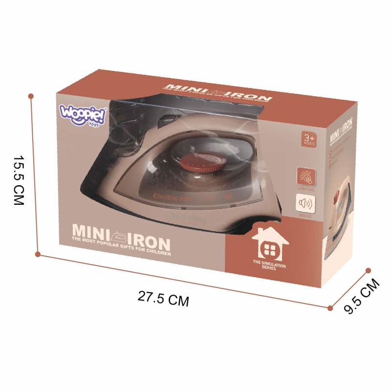 WOOPIE Żelazko ze Spryskiwaczem Światłem i Dźwiękiem dla Dzieci Materiał plastik