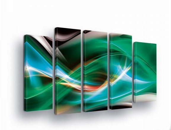 Obraz 150x100 Abstrakcia dynamika pohyb energia svetlo farba moderná