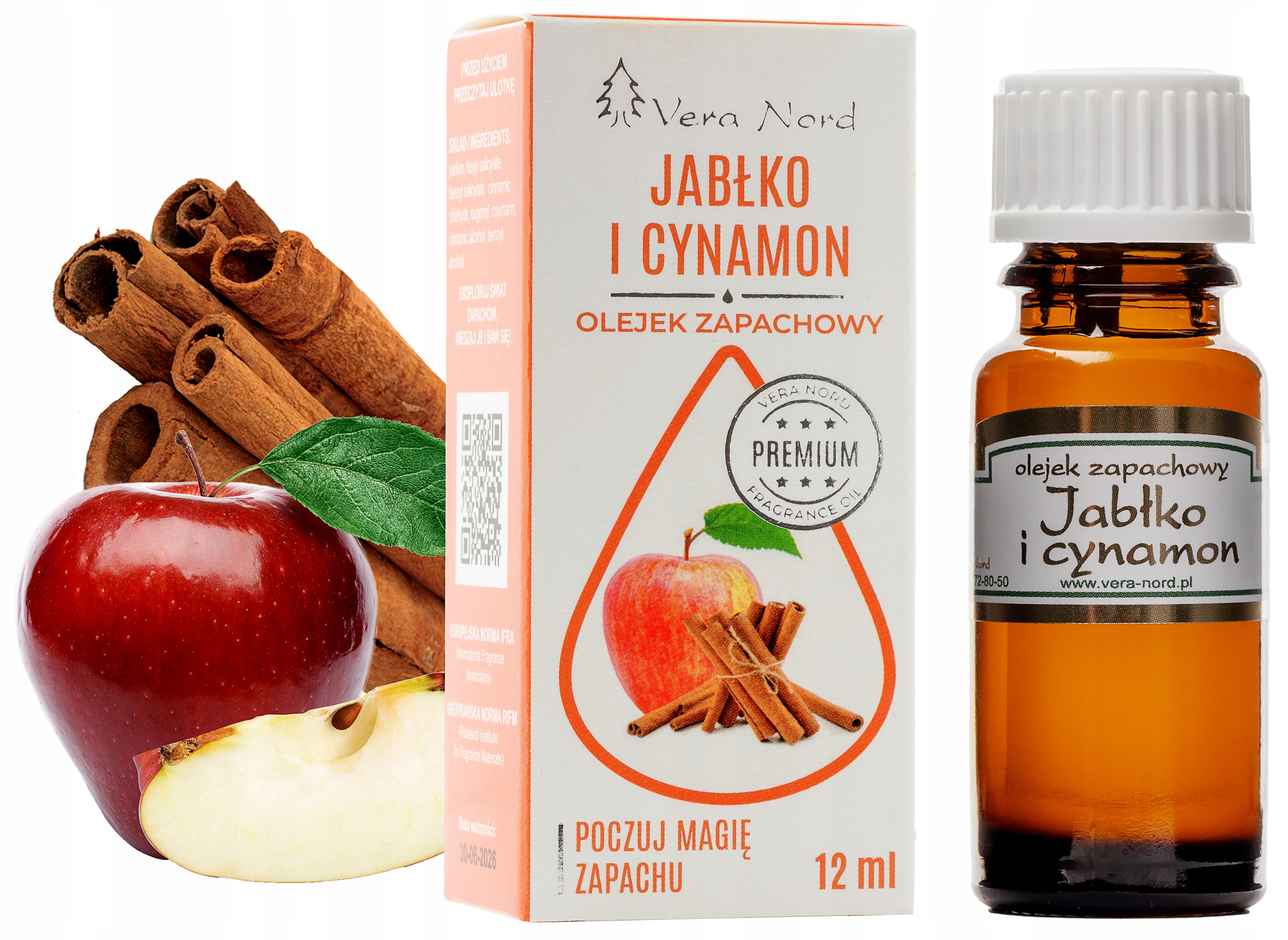 

Jabłko I Cynamon- Olejek Zapachowy Vera Nord 12 ml