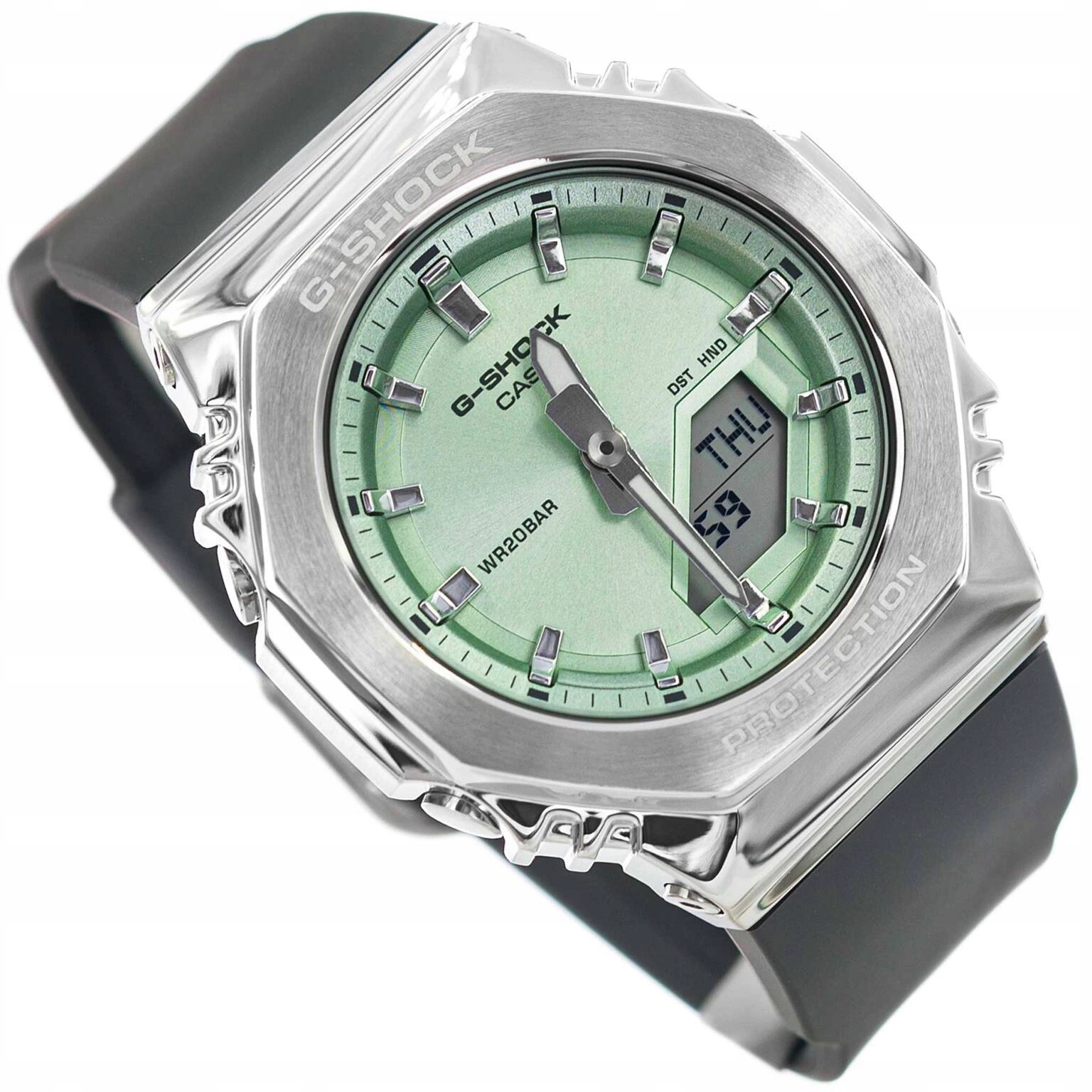 Dámské Hodinky Casio GM-S2110-3AER G-shock Šedé S Sportovním Řemínkem