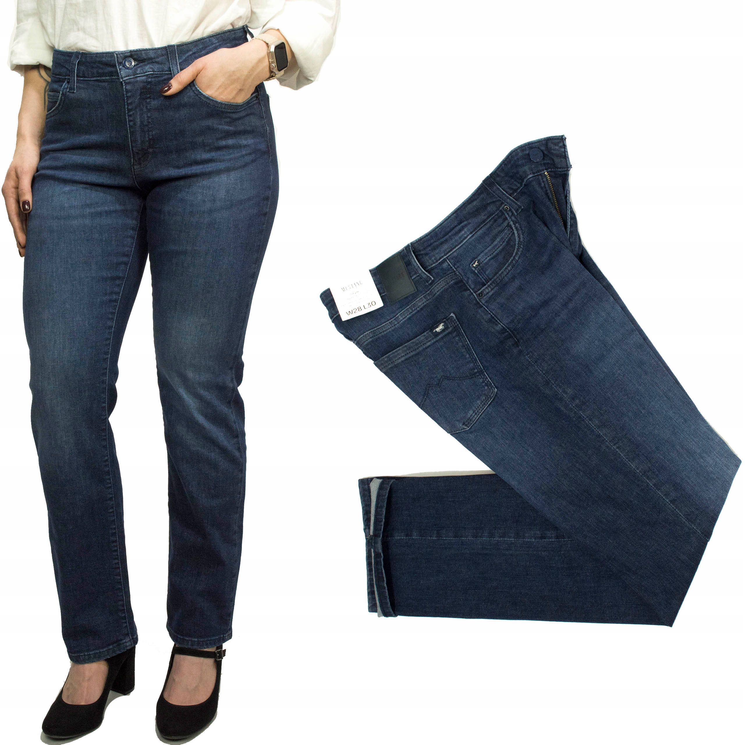 Mustang Crosby Iris 802 dámské džíny jednoduché W31 L32