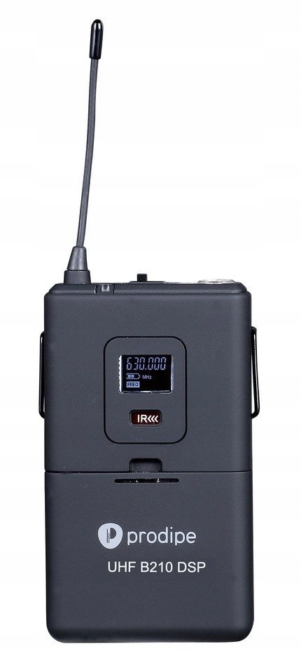 Bezdrôtový Mikrofón Prodiipe B210DUO Dsp Uhf 60M 30HZ 20KHZ