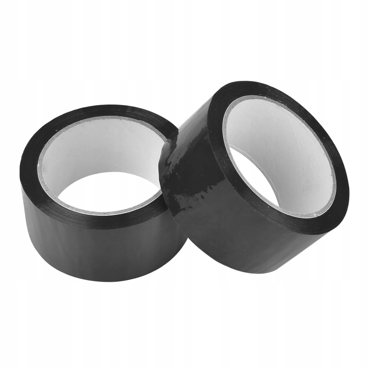 

48mm/66y Taśma Pakowa Klejąca Czarna Kauczuk