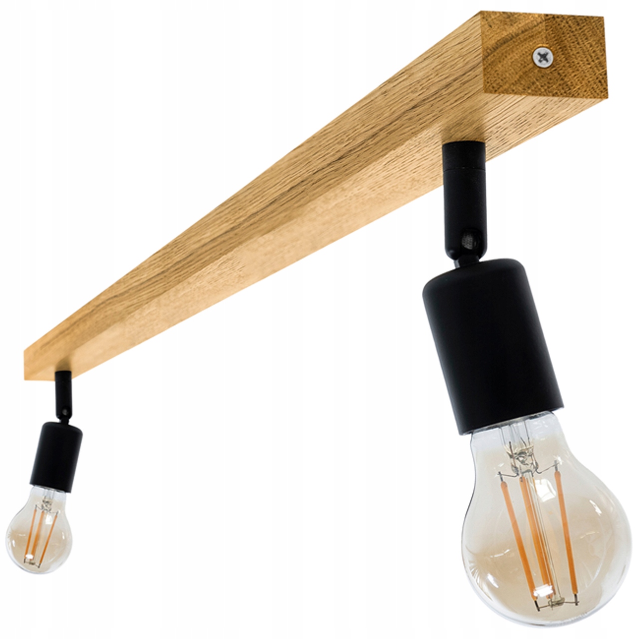 Spot Led stropné svietidlo Dubová 90 cm E27 Nástenná pohyblivá závesná lampa