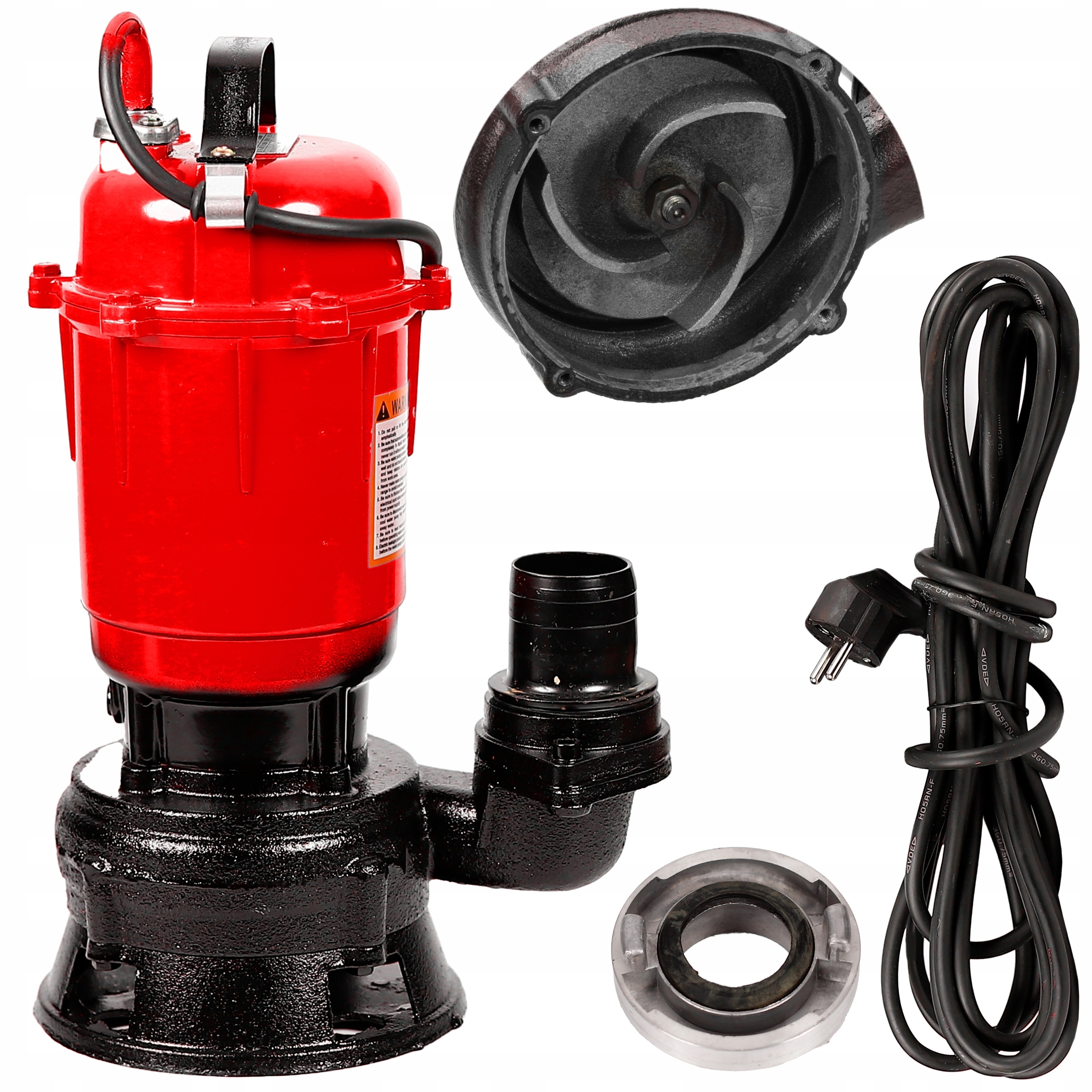 Ponorná Pumpa Na Vodu Žumpa S Drvičom 2" Palce 3200 W 25000 l/h