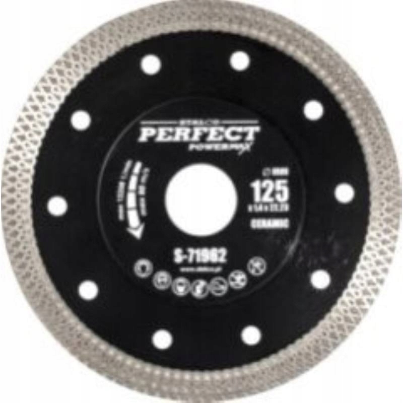 Kotouč diamantový řezný na keramiku, ø 200 mm, Stalco Perfect
