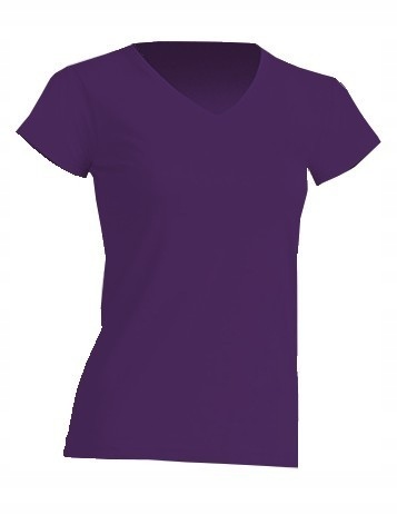 

T-shirt Koszulka Jhk Cmfp V-neck fioletowa Pu r. L