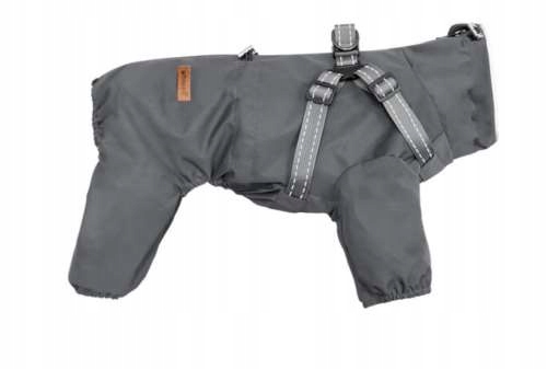 Levně Bunda Pro Psa s řemínky voděodolná šedá M