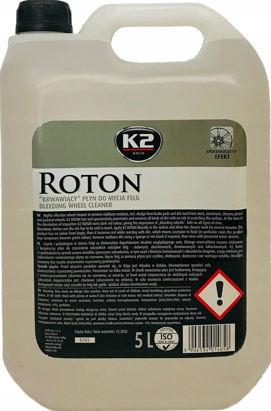 

K2 Roton 5L do mycia felg z efektem krwawienia