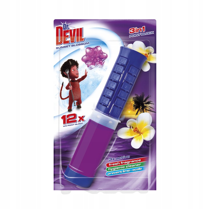 

Krążek żelowy do Wc Dr. Devil Sunset Blossom 75ml