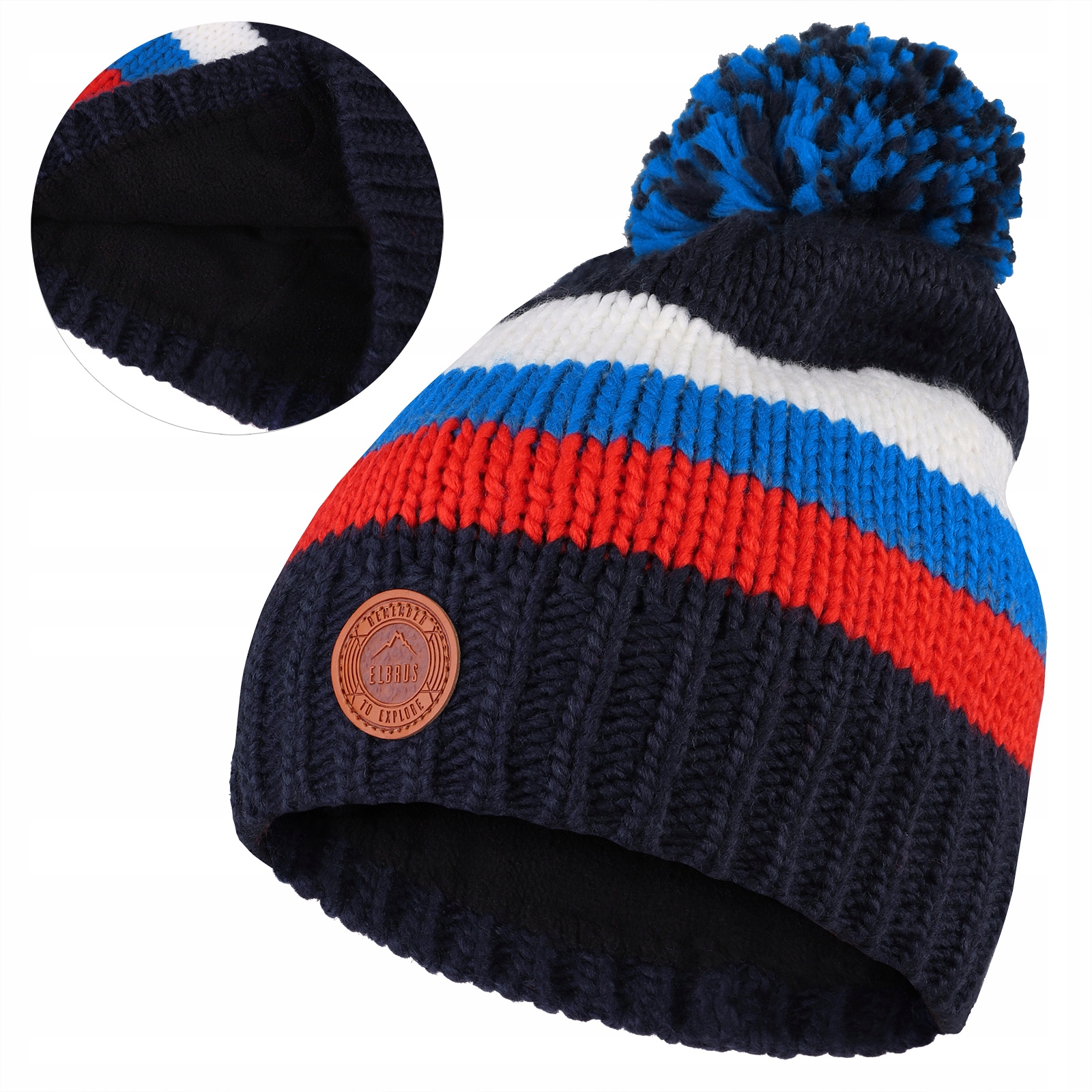 

Czapka Zimowa Męska Elbrus Temo Z Pomponem Na Zimę