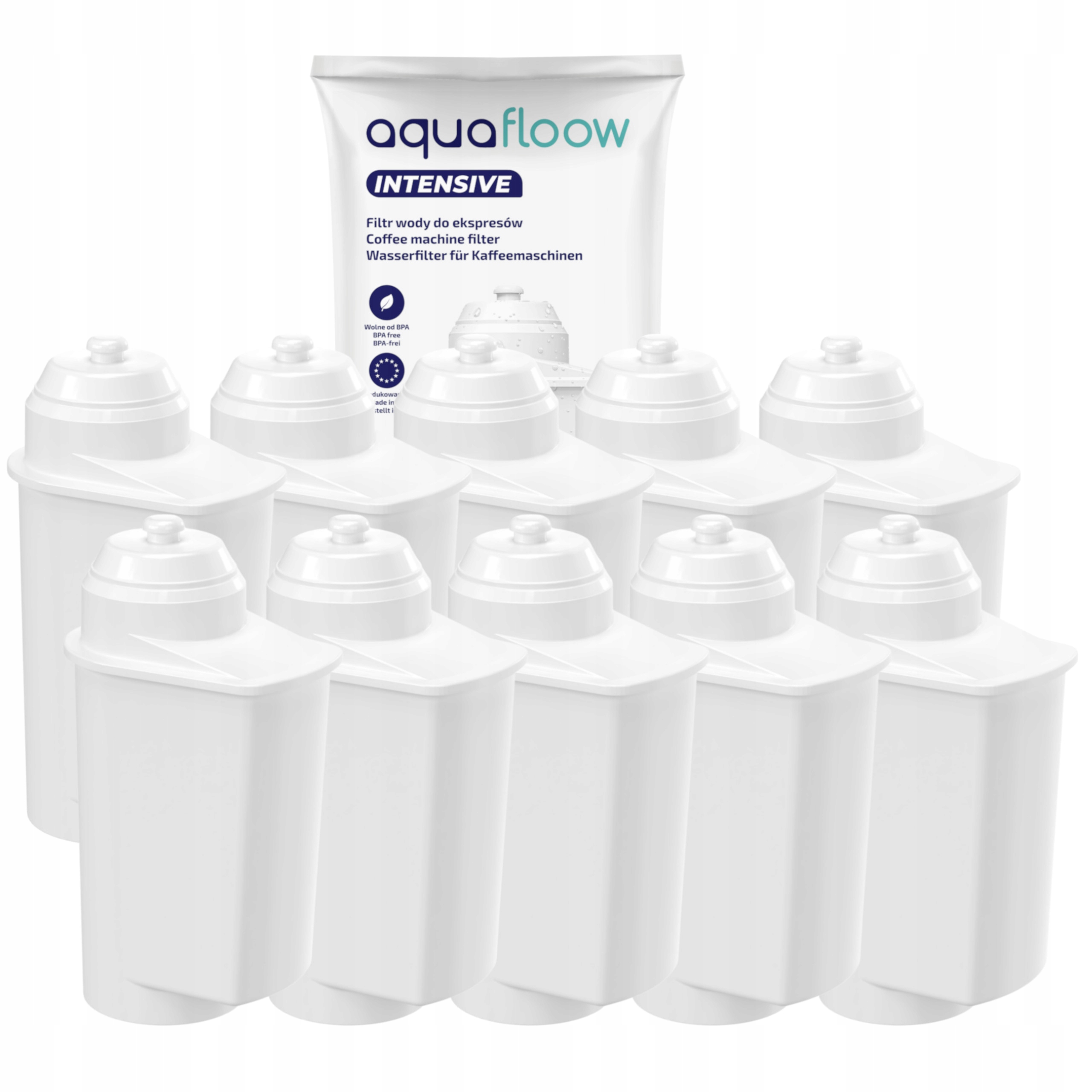 AquaFloow do ekspresu Siemens: tabletki czyszczące odkamieniacz 3x filtr
