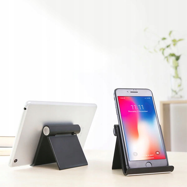 PODSTAWKA POD TELEFON TABLET UCHWYT STOJAK Kolor czarny