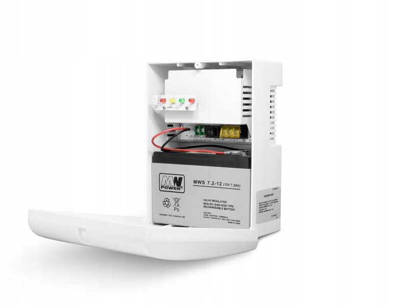 ZASILACZ BUFOROWY AWARYJNY 13.8V 3,0A 7Ah VIDI-ZBF-030P Stan opakowania oryginalne