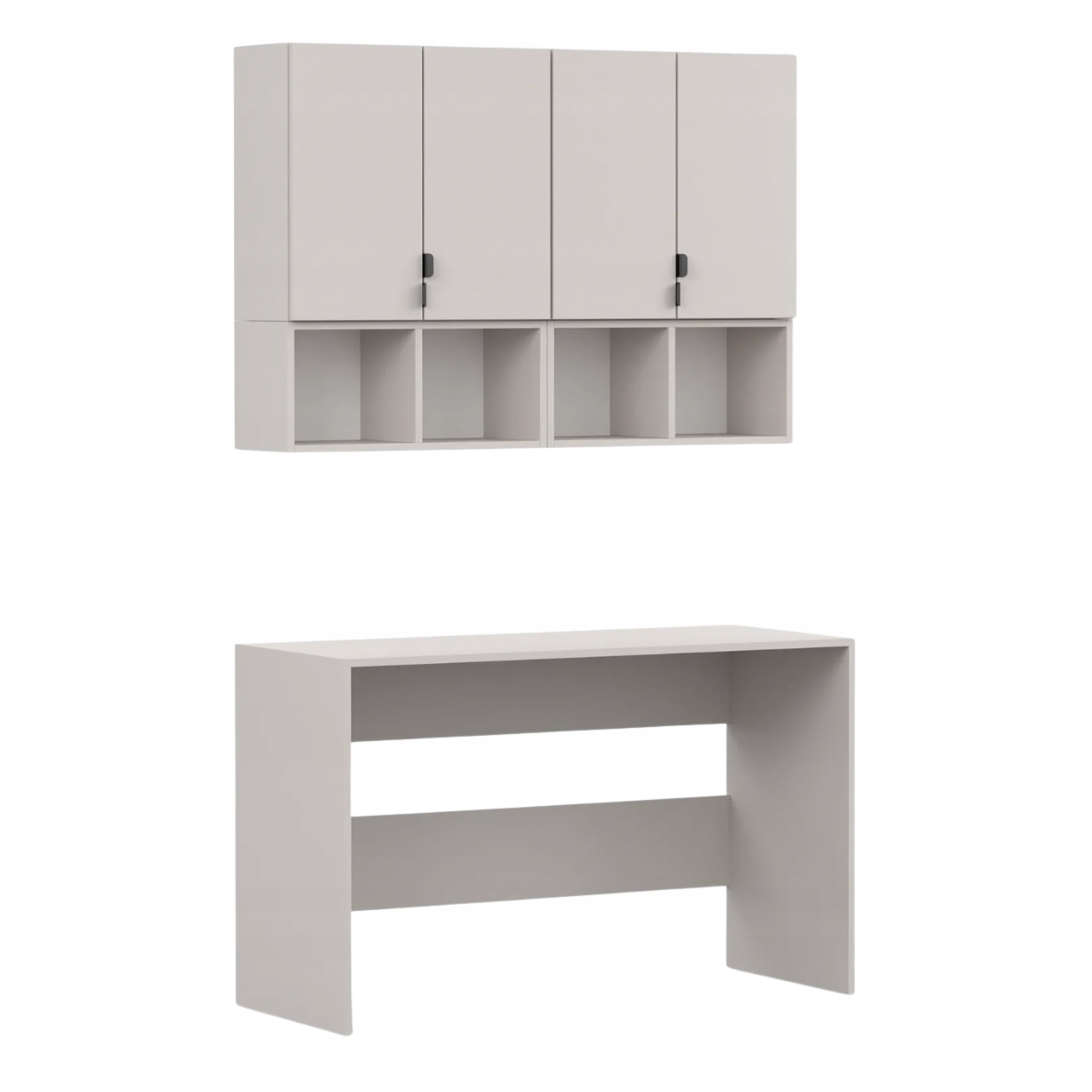 Set Mezzo II psací stůl závěsná skříňka x2 závěsná police x2 kašmír Výrobce