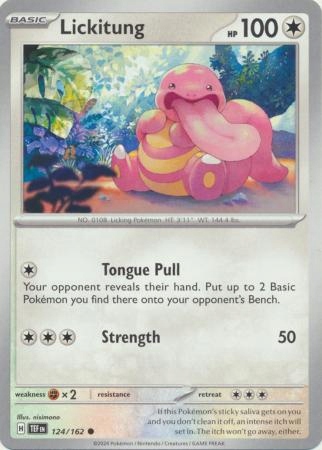 Lickitung 124/162 Common Pokemon