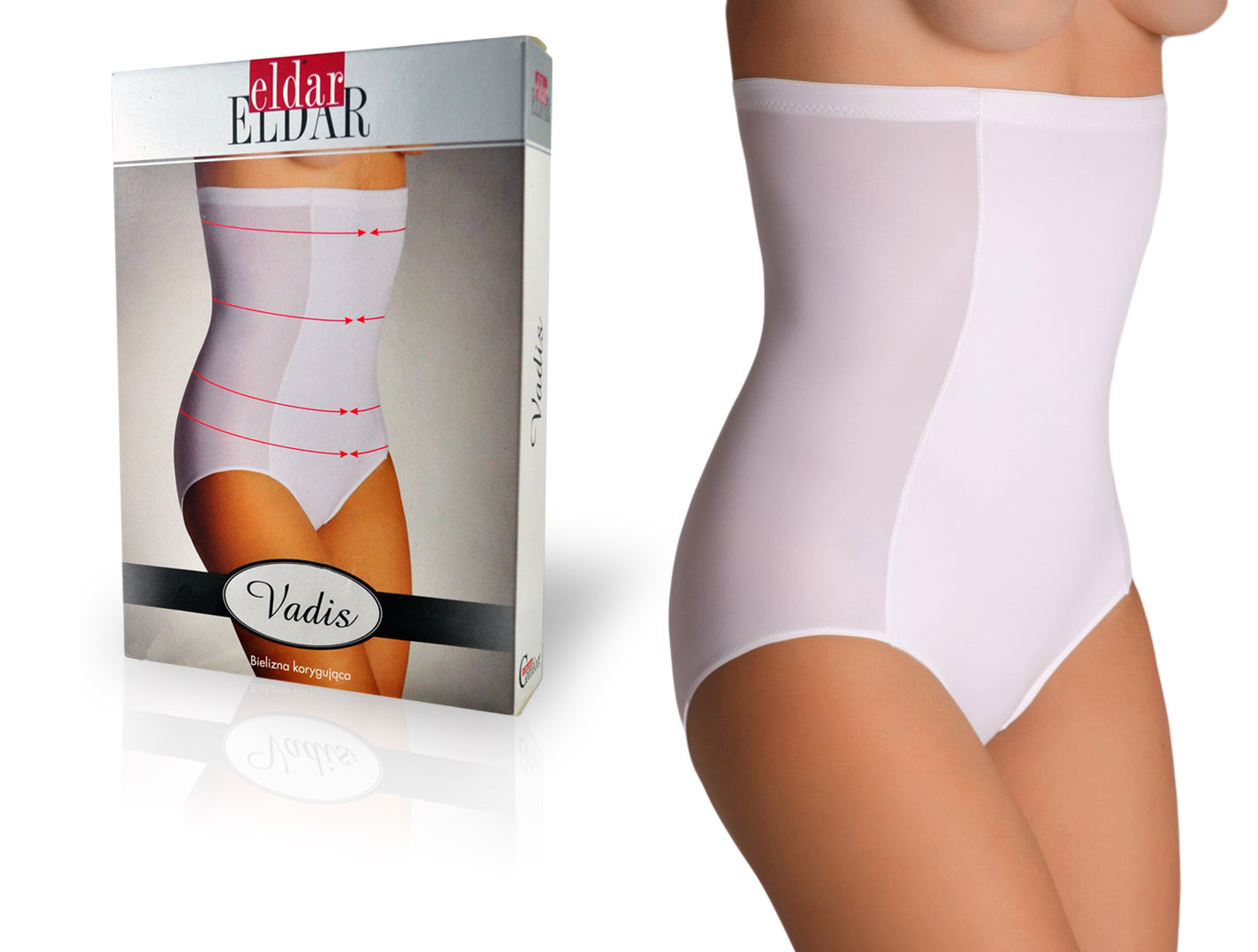 

Eldar Vadis, majtki figi korygujące, Białe, XXL