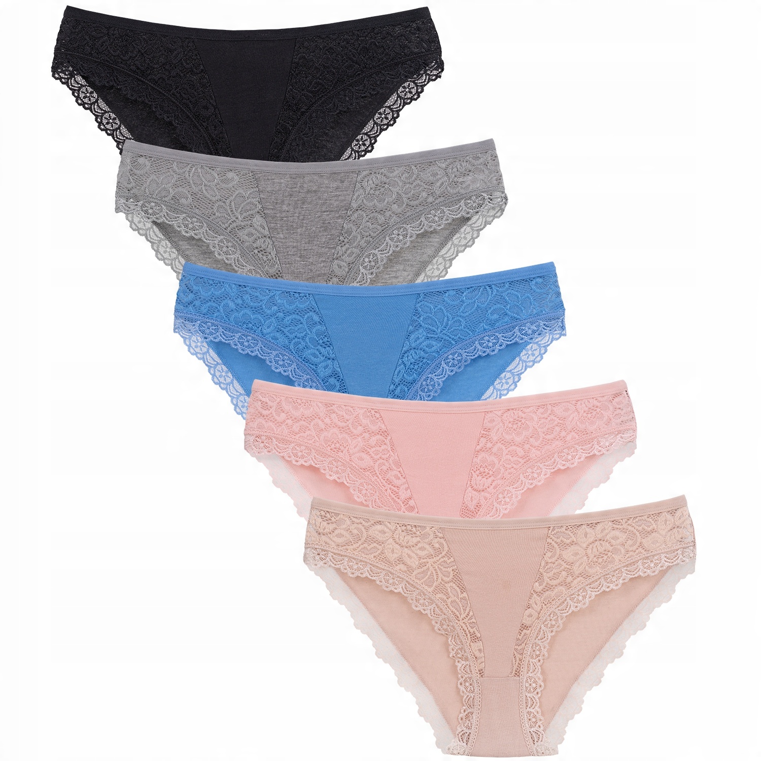 

5x Majtki Figi Bawełna Damskie Rozmiar XL