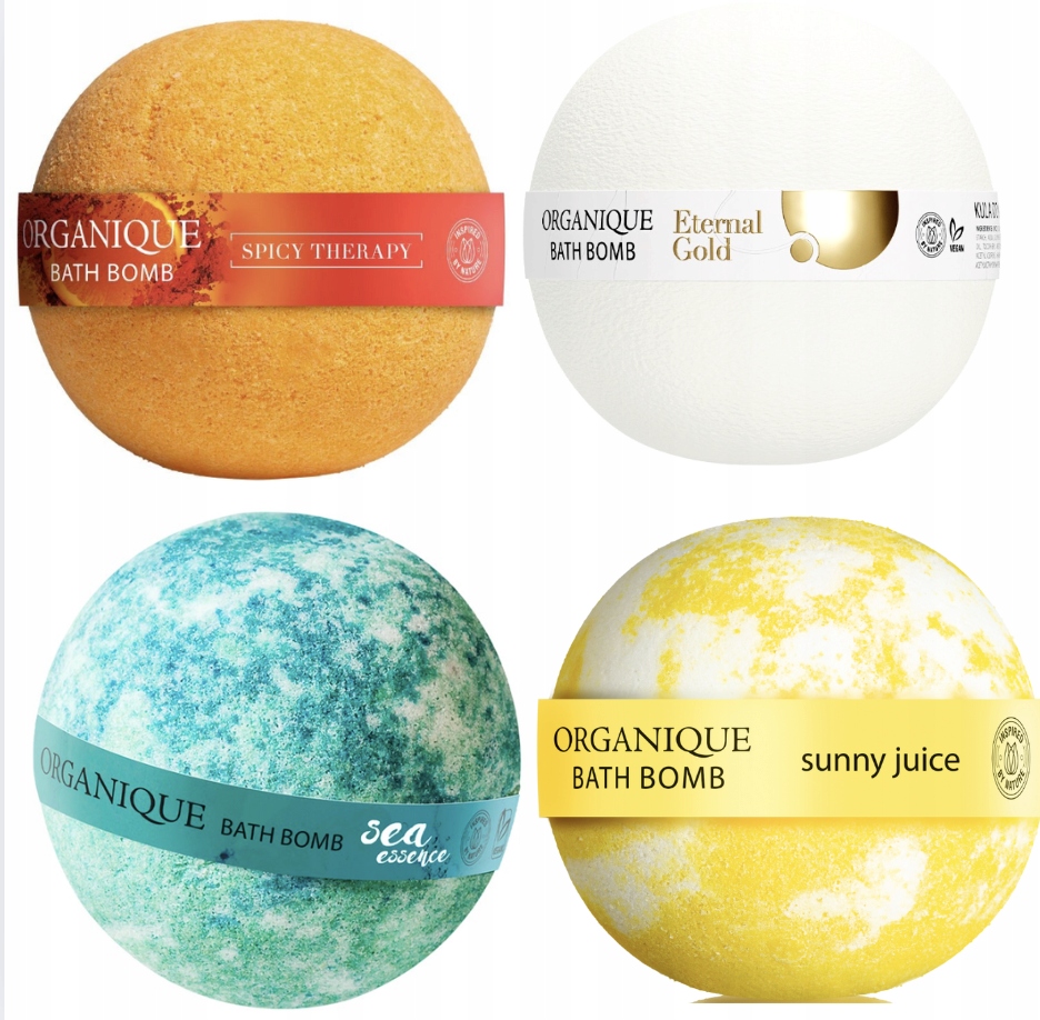 Organique Set 4 x 170 g koule do koupele