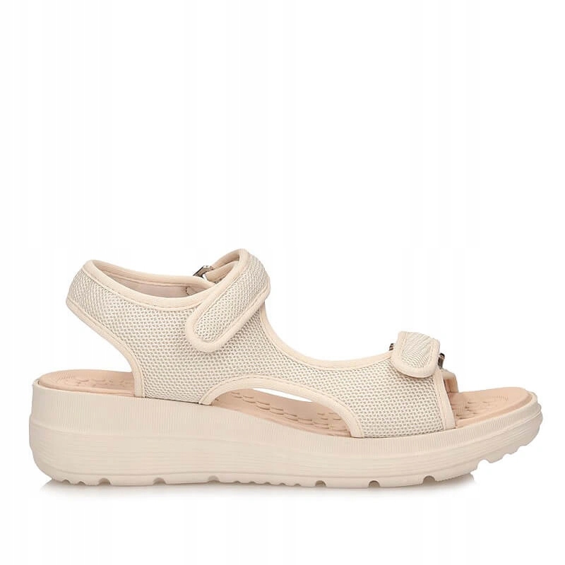 Dámské sandály Azaleia Greice Soft Papete 18833 AS999 Off White na suchý zip