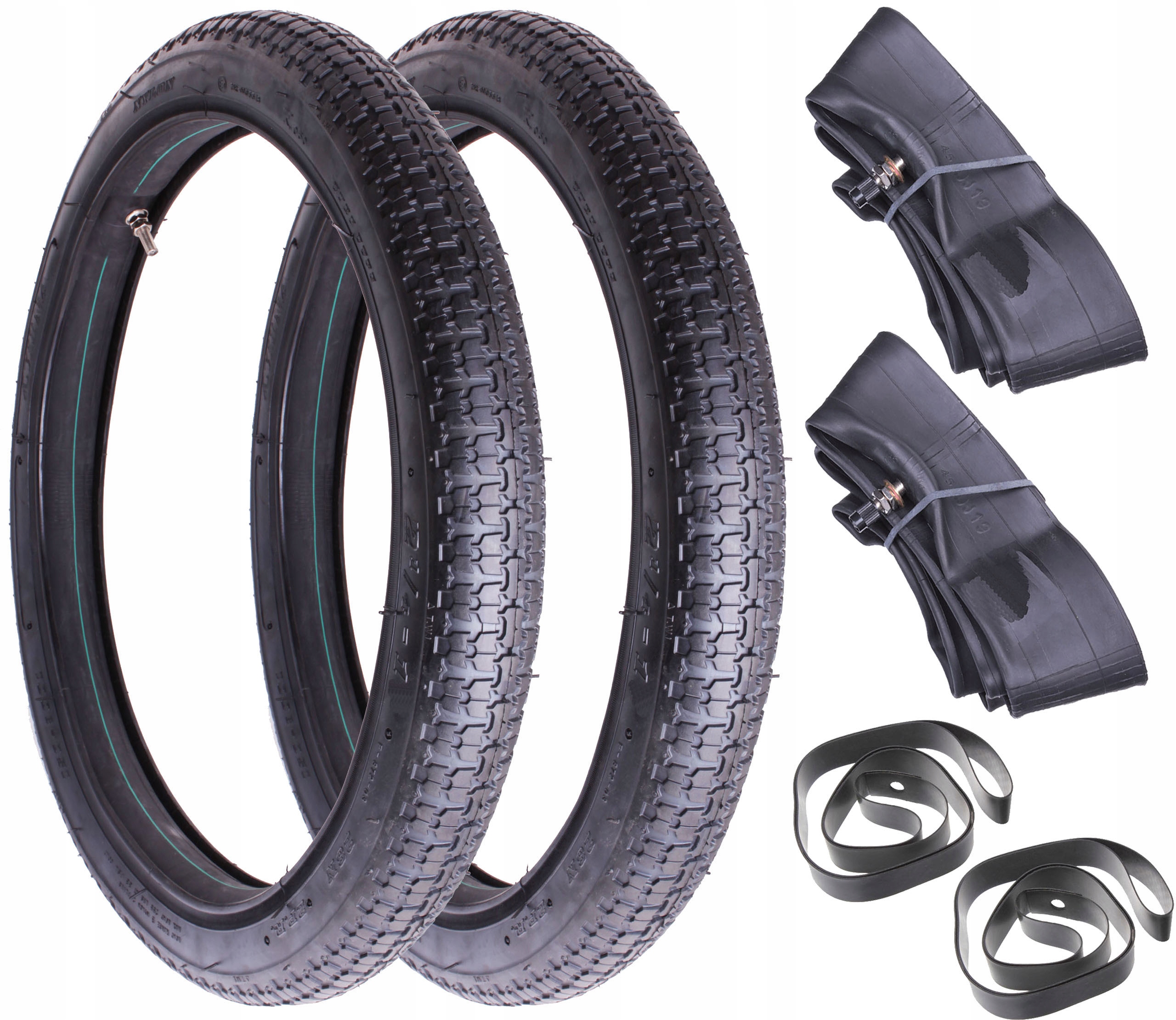 

2x Opona 16 x 2,25 16-2.25 2x Dętka Romet Jawa 50