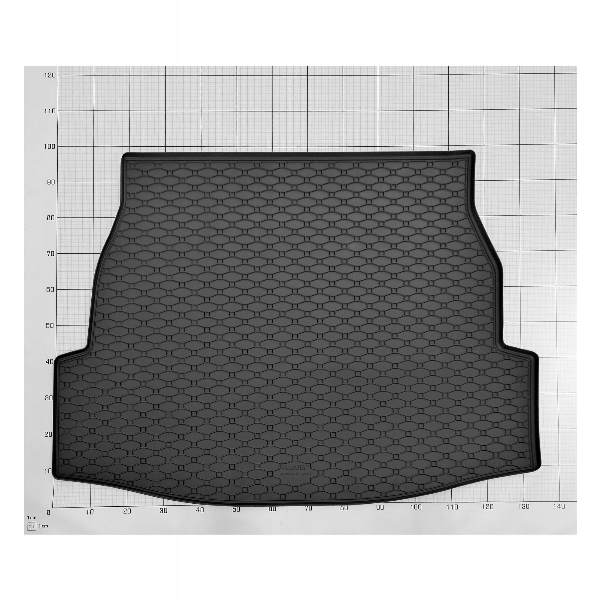 Zestaw dywaników do TOYOTA RAV4 Hybrid od 2019 Materiał guma