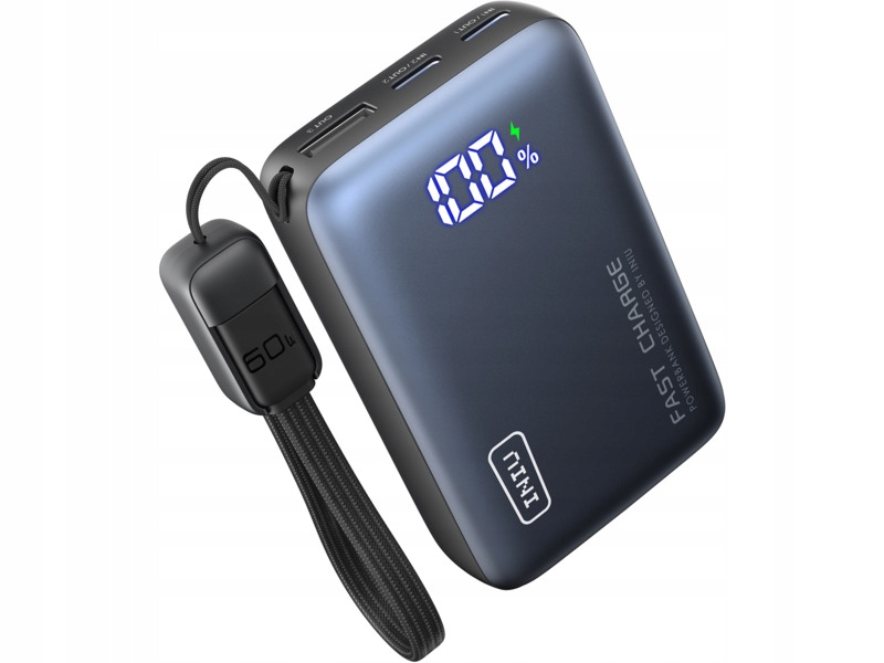 Powerbank Iniu Pocket Pro Small 10000 mAh 45W Niebieski