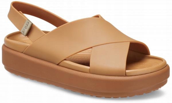 Dámské sandály Platforma Crocs Brooklyn Luxe Cross 209407 Strap 41-42