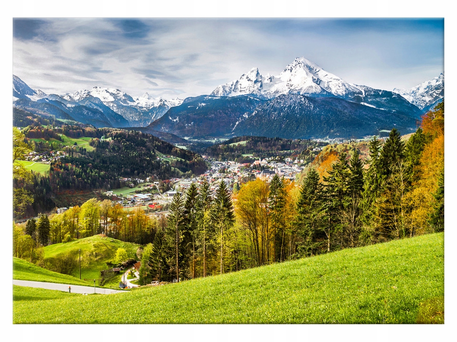 

Obraz Widok na dolinę 70x50 Europa na płótnie