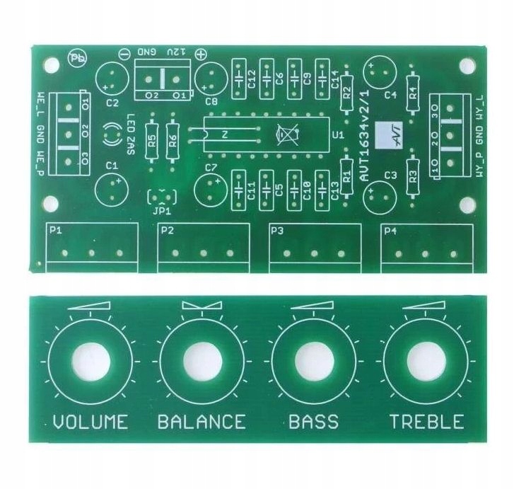 Предусилитель с TDA1524A, AVT1634 PCB
