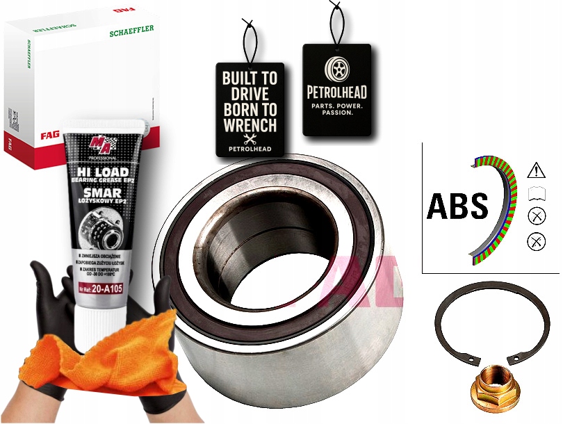 Sada Ložiska Kola Přední L/p Honda Accord VI CIVIC V #Petrolhead Pro+ Kit7