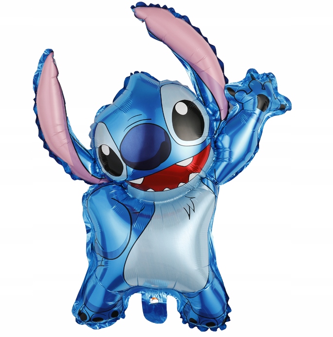 Balon foliowy Lilo & STITCH 77cm duży niebieski urodziny dekoracja hel XXL